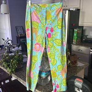 Lily Pulitzer Rare San Diego Animal Capri Pant
